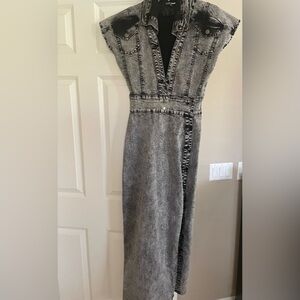 Sexy Denim Fashion Nova Dress